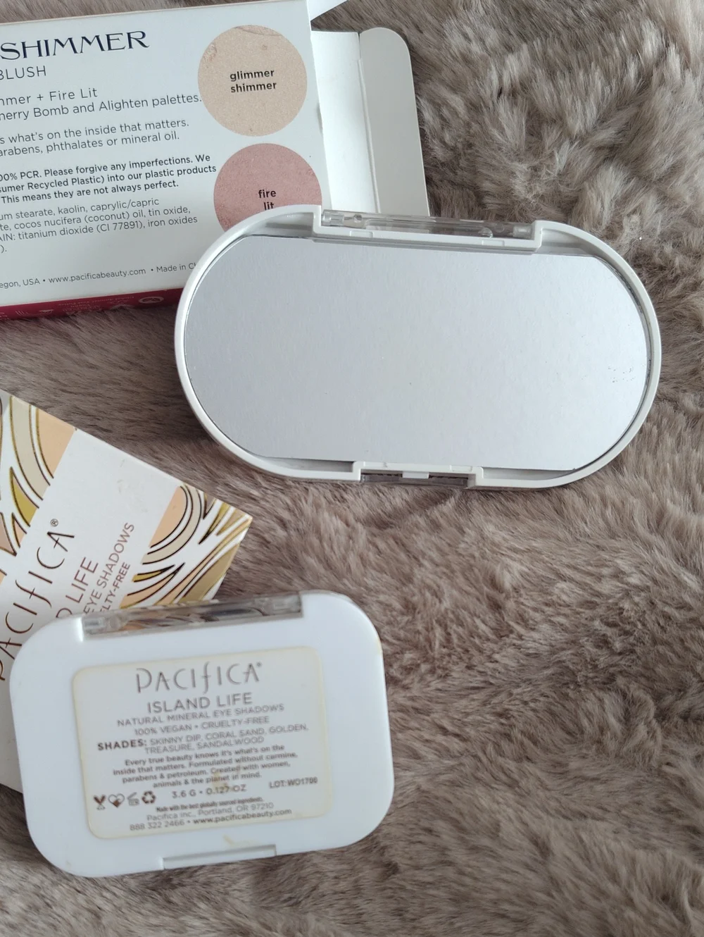 Pacifica Eyeshadow Highlight & Blush Palettes Duo